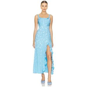 Kitri Carissa Maxi Dress in Sky Blue Tulip NWT Size 2